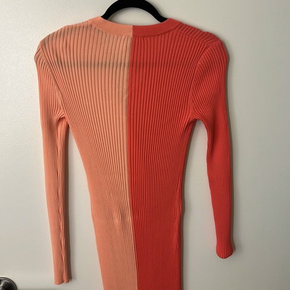 Peach Staud Shoko Cardigan Dress Size XS NWT 🍑 - Picture 4 of 5